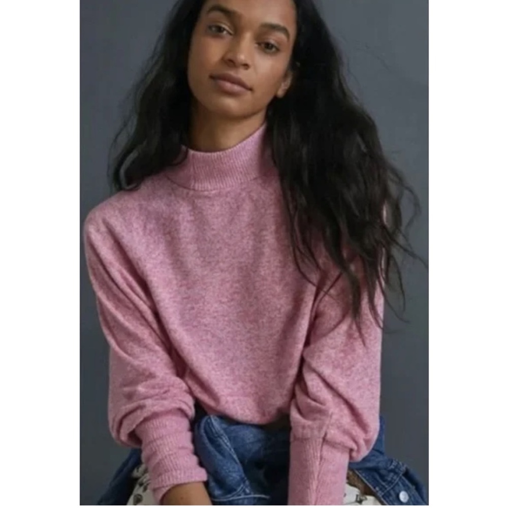 Anthropologie Maeve Laney Marled Cowl Neck